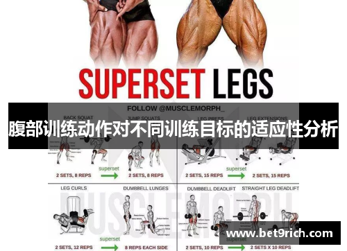 腹部训练动作对不同训练目标的适应性分析